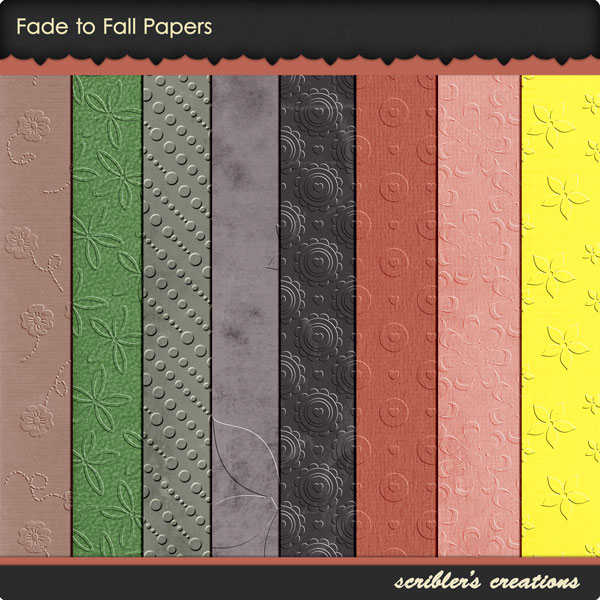 Fade to Fall Papers (freebie time)